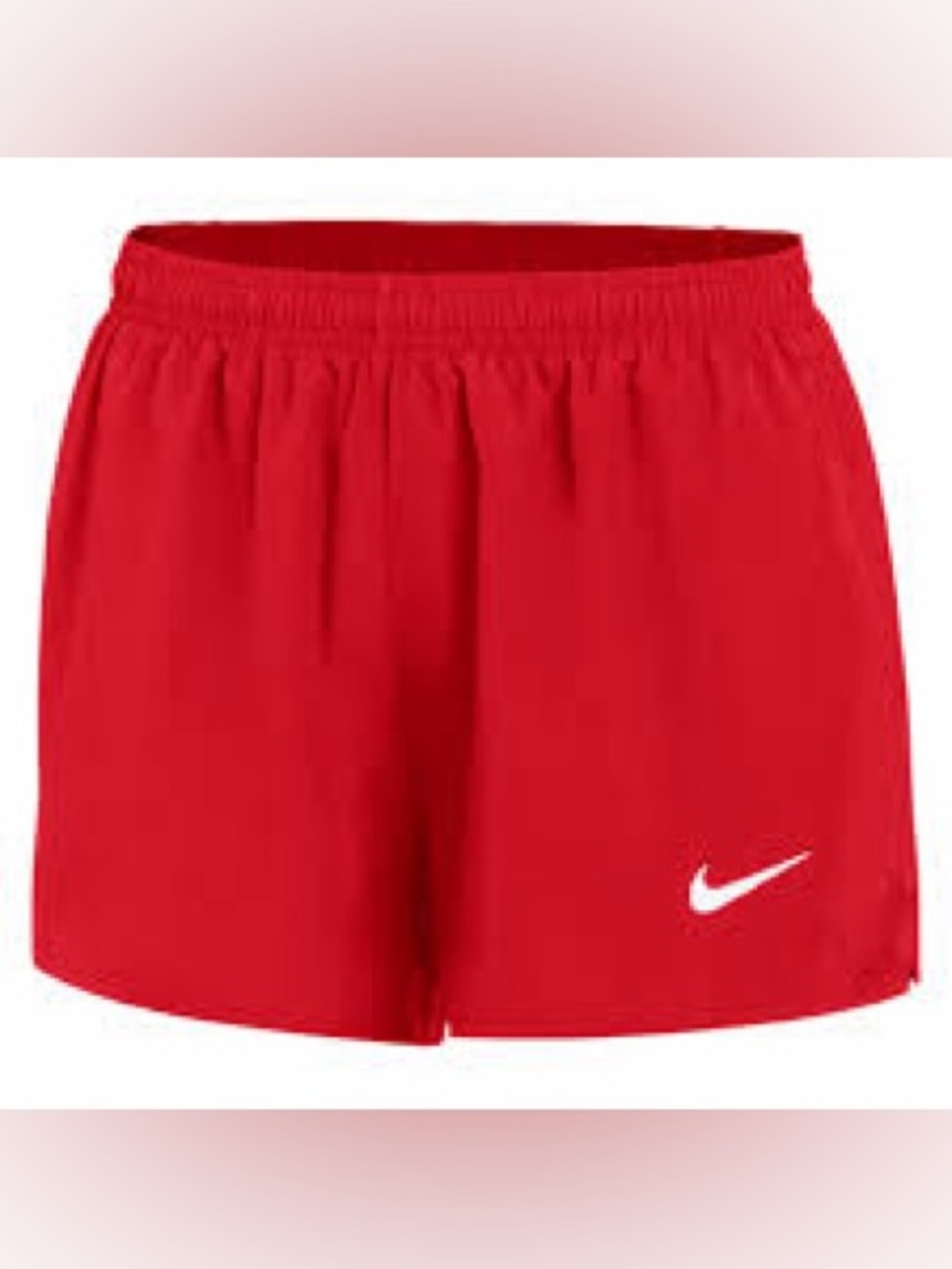 Nike Women’s Dri Fit Athletic Shorts Size Small Red Running